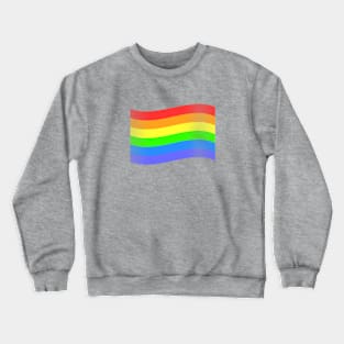 Rainbow Flag Emoji Power Crewneck Sweatshirt